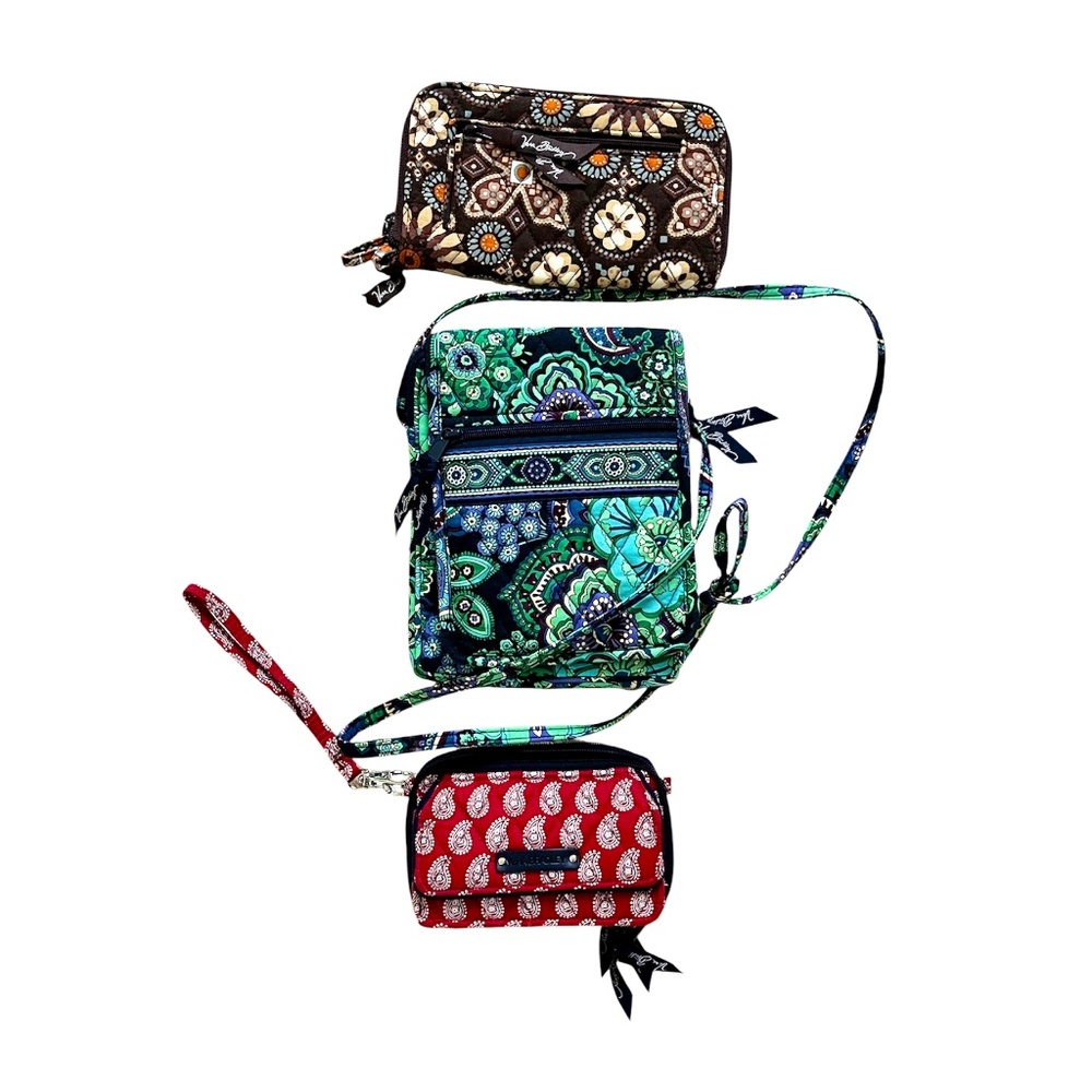 3 Vera Bradley small bags, never used!